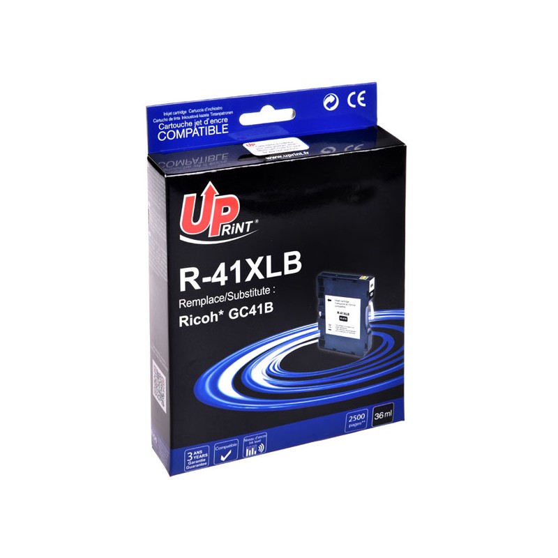 UPrint kompatibilní gelová náplň s 405761, R-41XLB, black, 2500str., DOPRODEJ