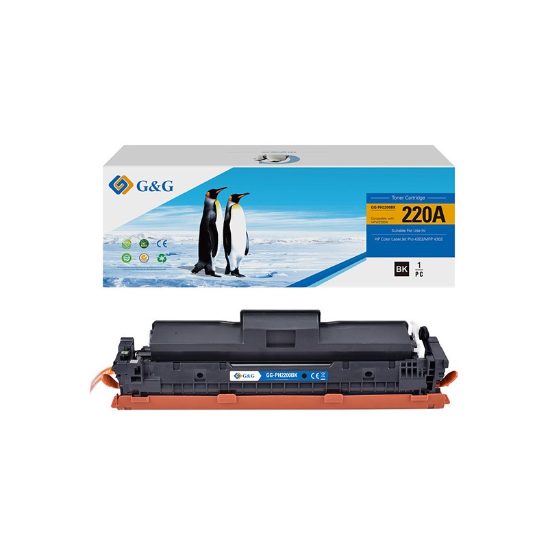 G&G kompatibilní toner s HP 220A, black, 2000str.
