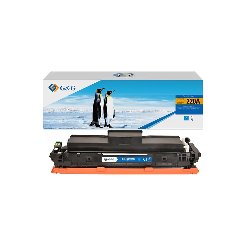 G&G kompatibilní toner s HP 220A, cyan, 1800str.