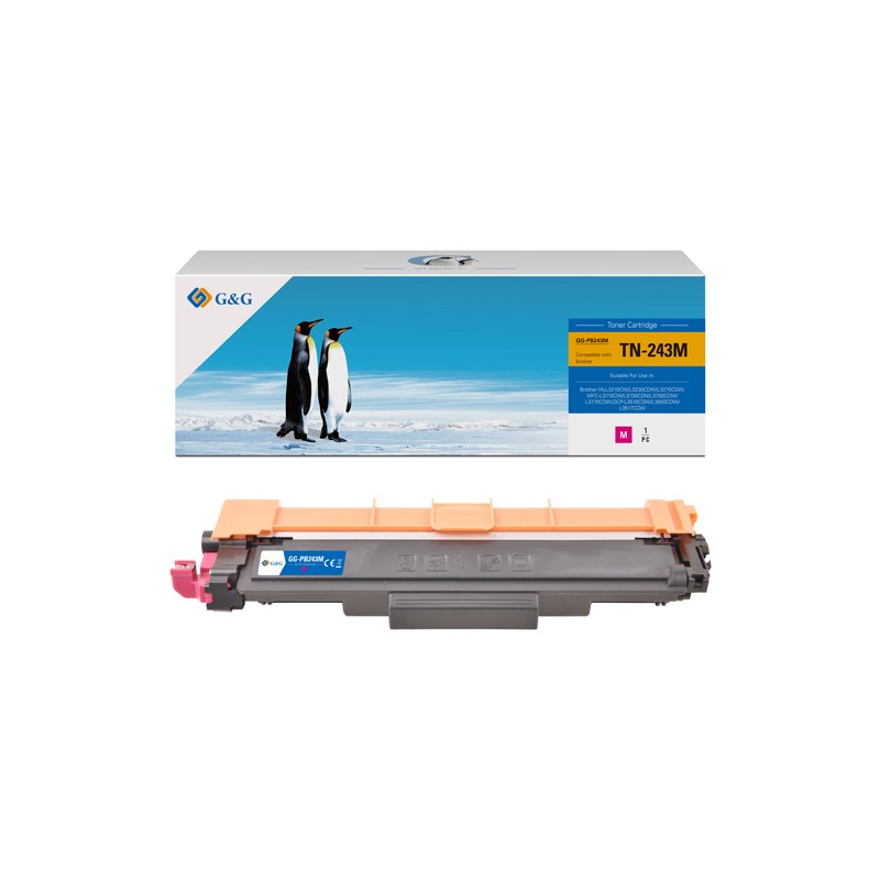 G&G kompatibilní toner s Brother TN243M, NT-PB243M, magenta, 1000str.