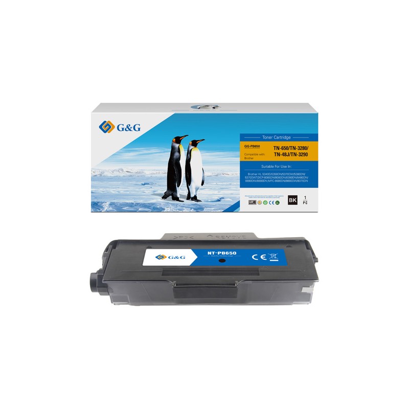 G&G kompatibilní toner s Brother TN3280, NT-PB650, black, 8000str.