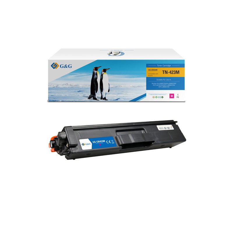 G&G kompatibilní toner s Brother TN423M, NT-CB423M, magenta, 4000str.