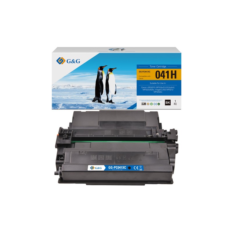 G&G kompatibilní toner s Canon 041HBK, NT-PC041XC, black, 20000str., high capacity