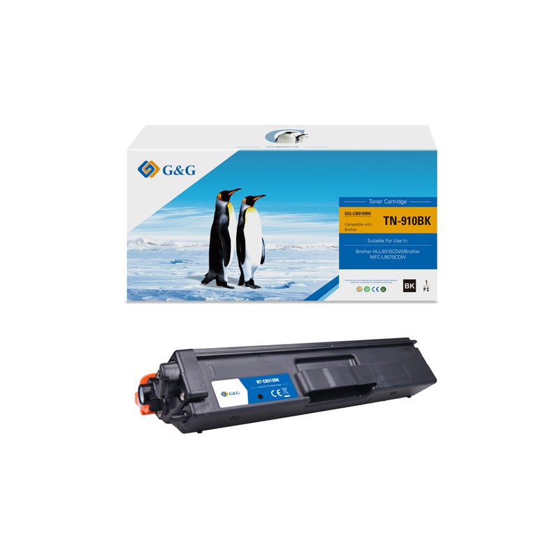 G&G kompatibilní toner s Brother TN910BK, NT-CB910BK, black, 9000str.