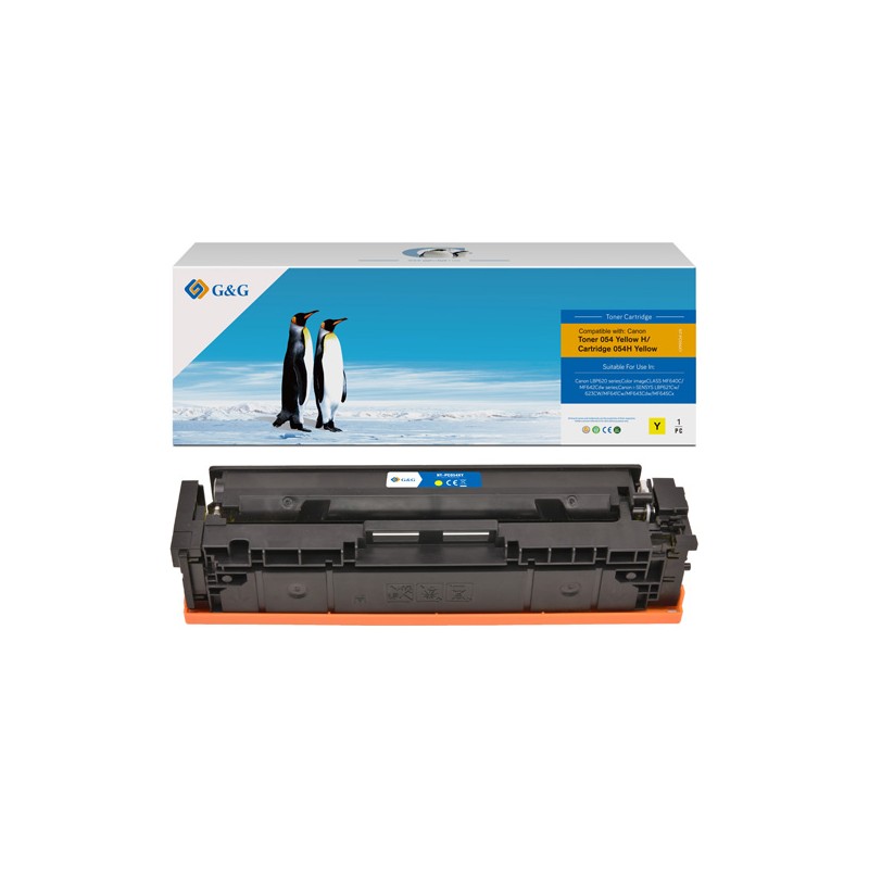 G&G kompatibilní toner s Canon 054HY, NT-PC054XY, yellow, 2300str., high capacity