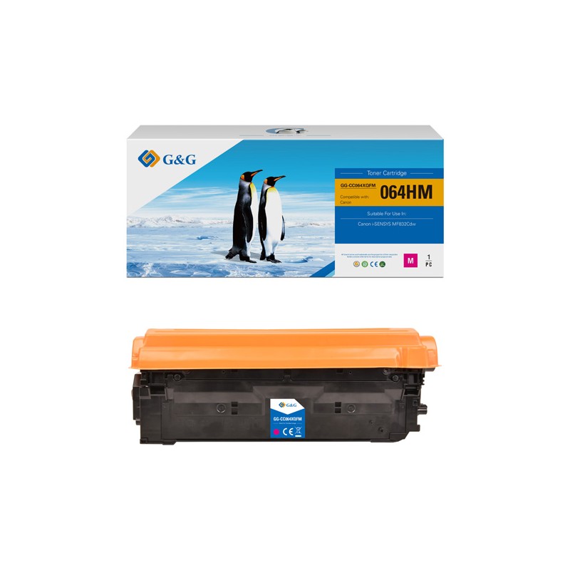 G&G kompatibilní toner s Canon 064 H M, NT-CC064XQFM-RC, magenta, 10500str., high capacity