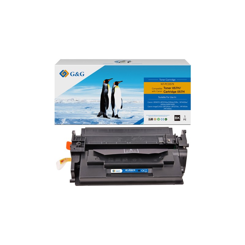 G&G kompatibilní toner s Canon 057H, NT-PC057X, black, 10000str., high capacity NTPC057X
