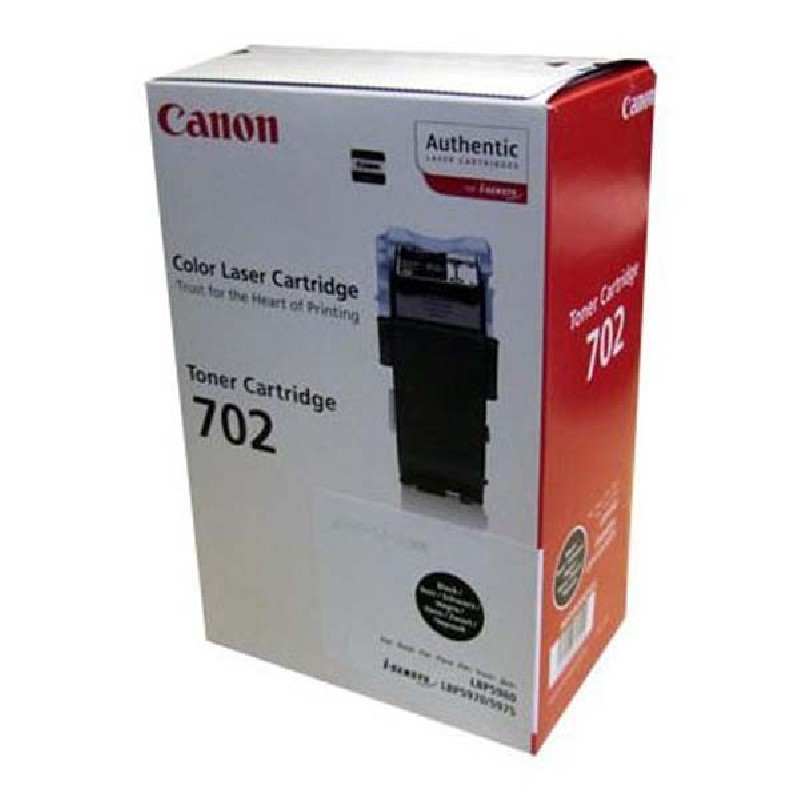 Canon originální toner 702 BK, 9645A004, black, 10000str., DOPRODEJ