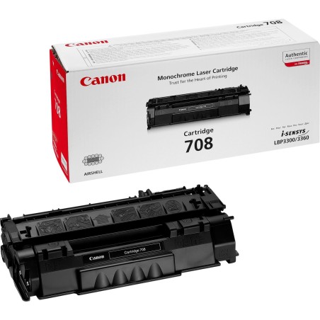 Canon originální toner 708 BK, 0266B002, black, 2500str.