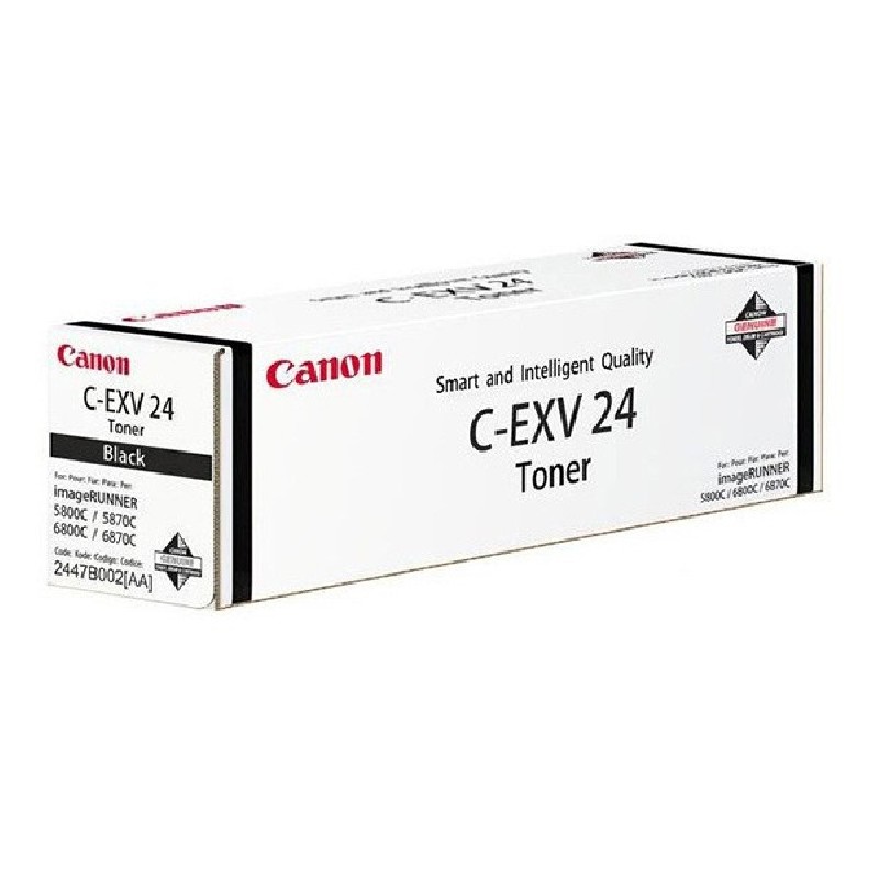Canon originální toner C-EXV24 BK, 2447B002, black, 48000str., 2000g, náhrada za CEXV10