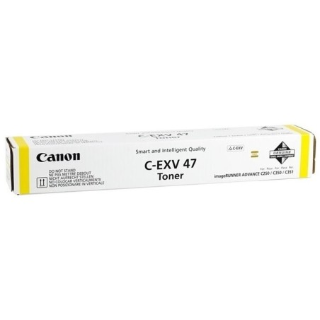Canon originální toner C-EXV47 Y, 8519B002, yellow, 21500str.
