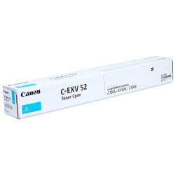 Canon originální toner C-EXV52 C, 0999C002, cyan, 66500str.