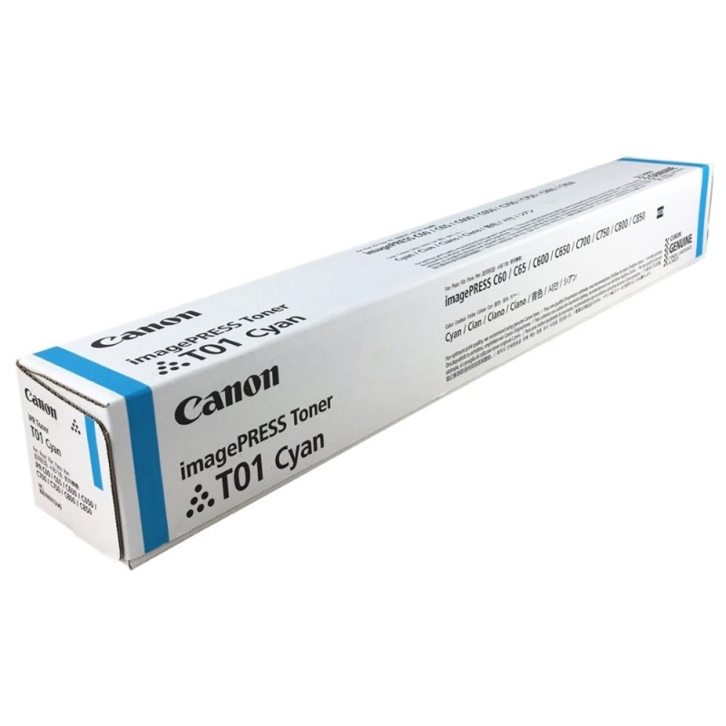 Canon originální toner T01 C, 8067B001, cyan, 39500str.