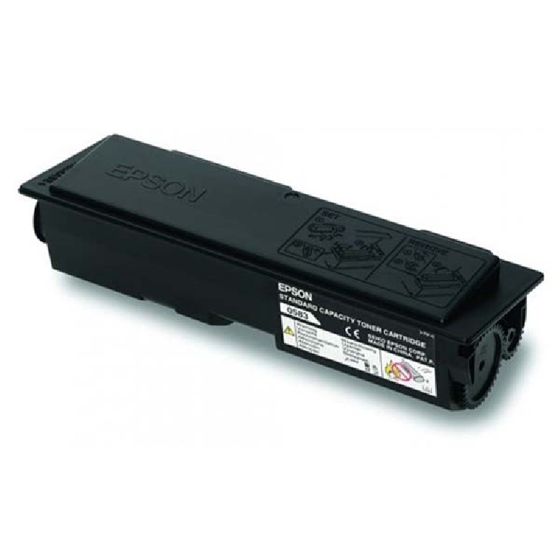 Epson originální toner C13S050585, black, 3000str., poškozený obal typ A, return