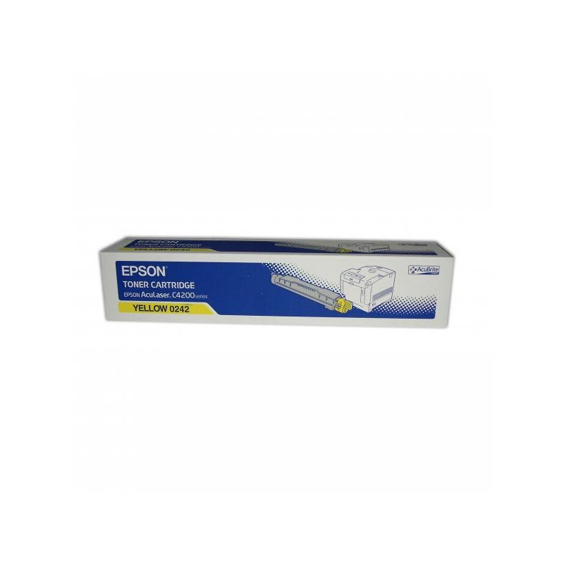Epson originální toner C13S050242, yellow, 8500str.