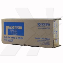 Kyocera originální toner TK350, 1T02LX0NL0, 1T02LX0NLC, 1T02LX0NLS, black, 15000str., obsahuje odpadní nádobku
