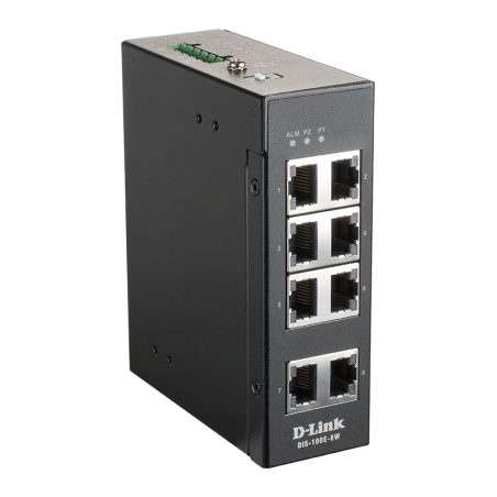 D-Link DIS-100E-8W Industrial 8 port Unmng switch