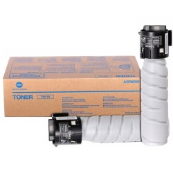 Konica Minolta originální toner TN118, A3VW050, A3VW051, black, 24000 (2x12000)str., 2x281,5g