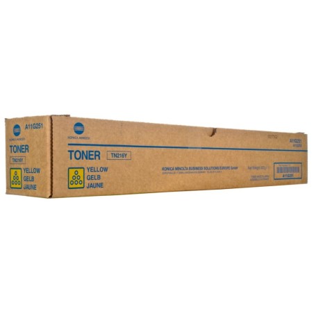 Konica Minolta originální toner TN216Y, A11G251, yellow, 26000str.
