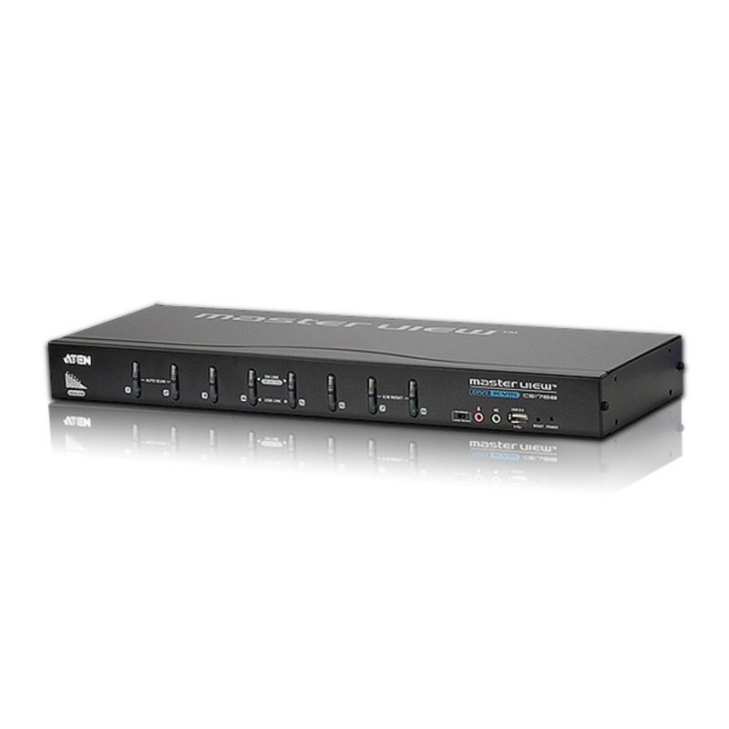 Aten 8-port DVI KVMP USB, 2port USB HUB,audio,1.2m