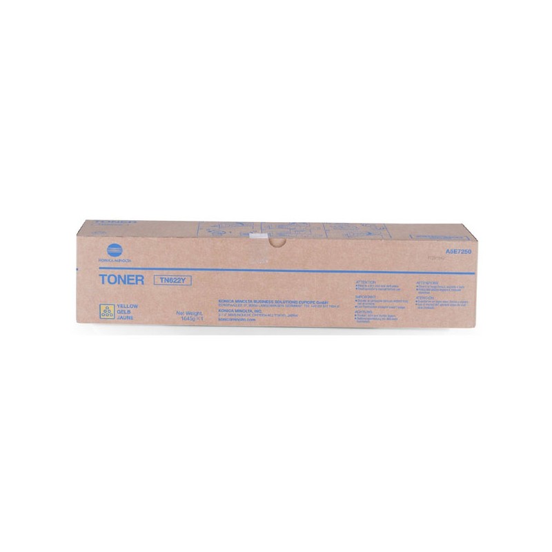 Konica Minolta originální toner A5E7250, TN622Y, yellow, 92000str.