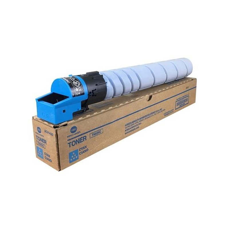 Konica Minolta originální toner ACV1450, ACV145A, TN626C, cyan, 28000str.