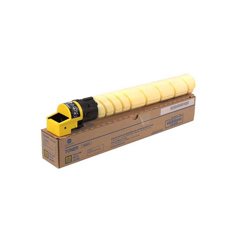 Konica Minolta originální toner ACV1250, ACV125A, TN626Y, TN626FY, yellow, 28000str.
