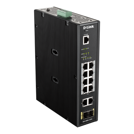 D-Link DIS-200G-12PS Industrial L2 smart manage POE switch