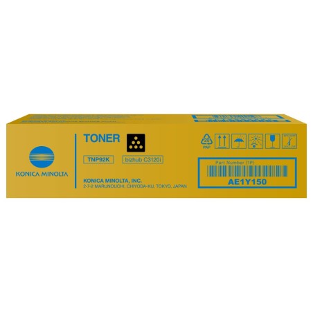 Konica Minolta originální toner AE1Y150, TNP-92K, black, 6000str.