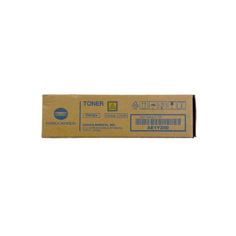 Konica Minolta originální toner AE1Y250, TNP-92Y, yellow, 4000str.