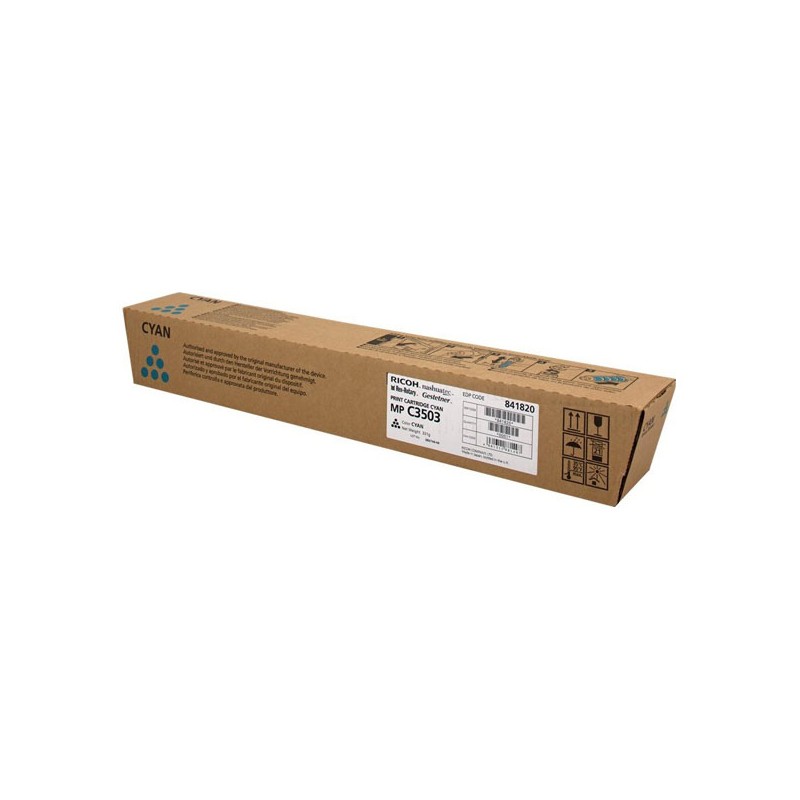 Ricoh originální toner 841820, cyan, 18000str.