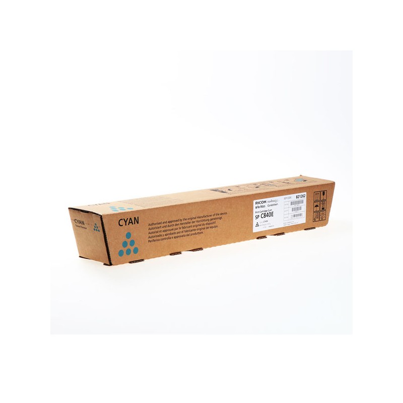 Ricoh originální toner 821262, cyan, 22500str.