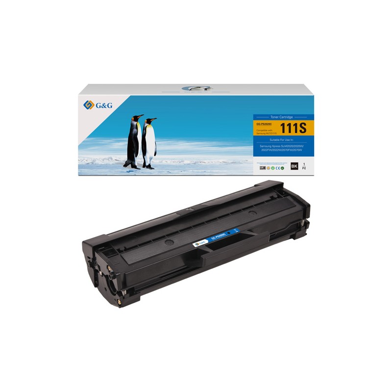 G&G kompatibilní toner s Samsung MLT-D111S, NT-PS2020C, black, 1000str.