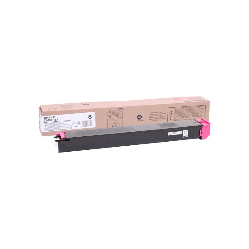 Sharp originální toner DX-25GTMA, magenta, 7000str.