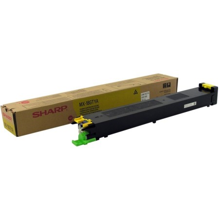 Sharp originální toner MX-18GTYA, yellow, 10000str.