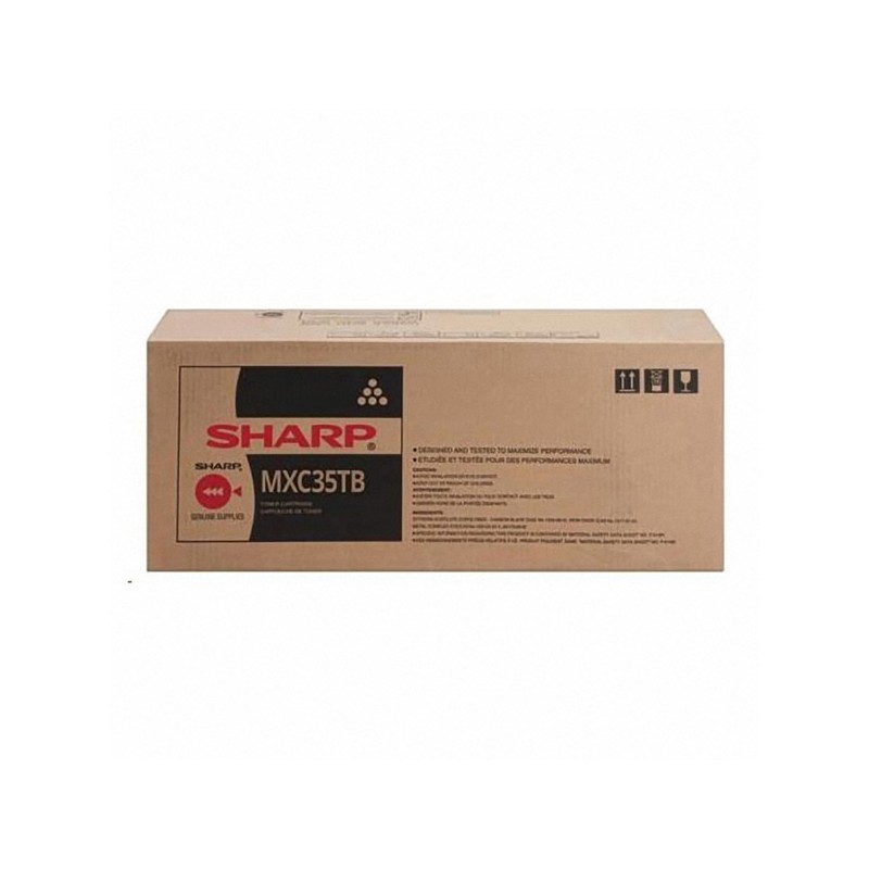 Sharp originální toner MX-C35TB, black, 9000str.