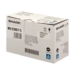 Sharp originální toner MX-C30GTC, cyan, 6000str.