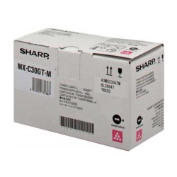 Sharp originální toner MX-C30GTM, magenta, 6000str.