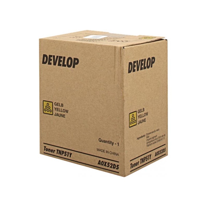 Develop originální toner A0X52D5, TNP51Y, yellow, 5000str.