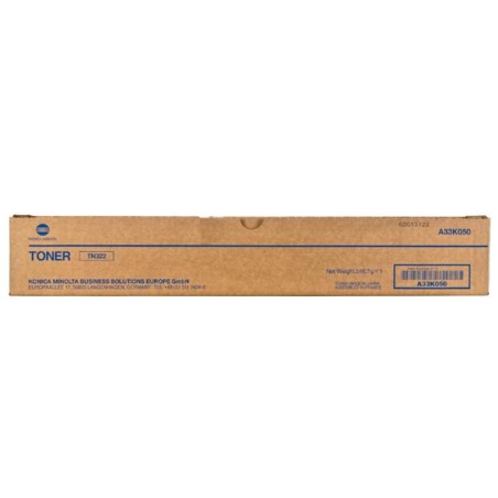 Konica Minolta originální toner A33K050, TN-322, black, 28800str.