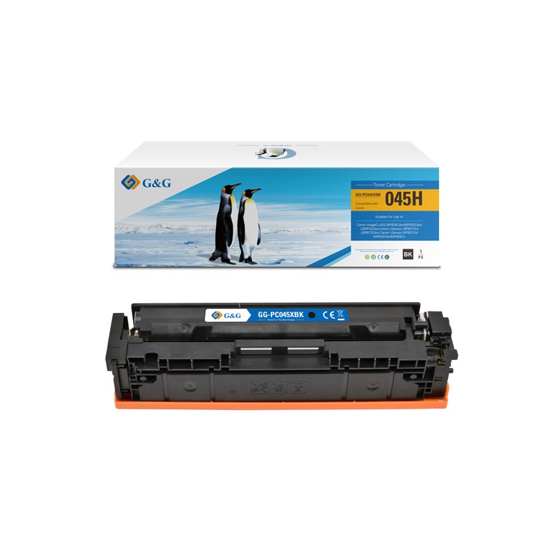 G&G kompatibilní toner s Canon 045HBK, NT-PC045XBK, black, 2800str., DOPRODEJ