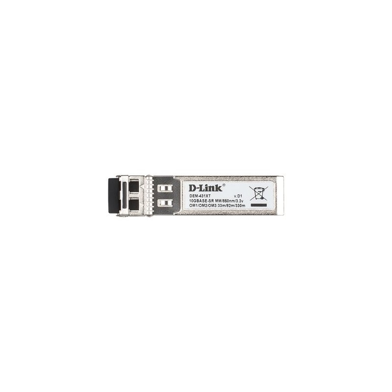 D-Link 10GBase-SR SFP+ Transceiver, 80/300m