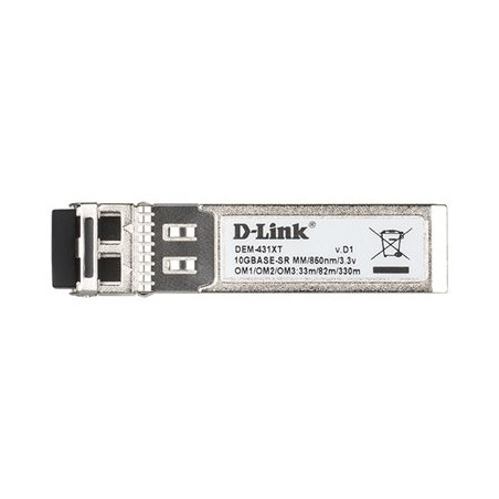 D-Link 10GBase-SR SFP+ Transceiver, 80/300m