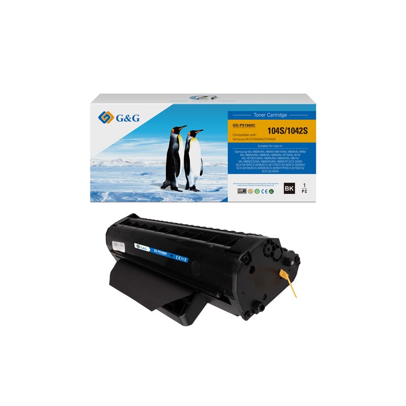 G&G kompatibilní toner s Samsung MLT-D1042S, NT-PS1660C, black, 1500str.