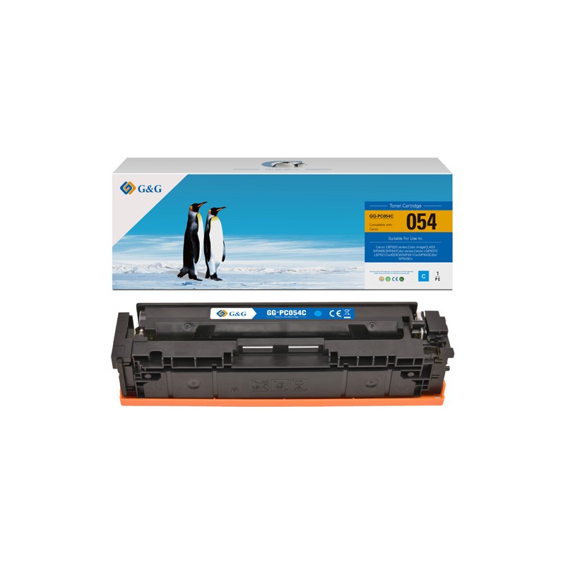 G&G kompatibilní toner s Canon 054C, NT-PC054C, cyan, 1200str.