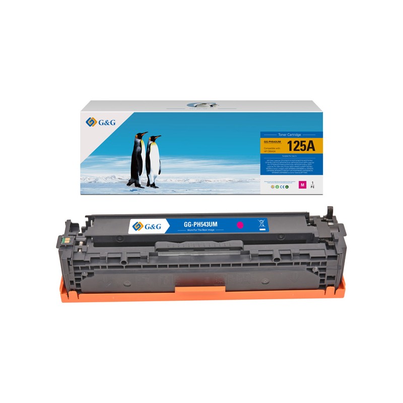 G&G kompatibilní toner s HP CB543A, CE320A, CF210X, Canon CRG116, CRG716, C, NT-PH543UM, HP 125A, magenta, 1400str.