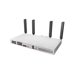 MikroTik CRS418-8P-8G-2S+5axQ2axQ-RM 4x4 MIMO WiFi6 16-portový Gigabit Cloud Router Switch