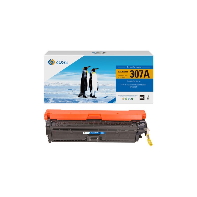 G&G kompatibilní toner s HP CE740A, NT-CH740FBK, HP 307A, black, 7000str.