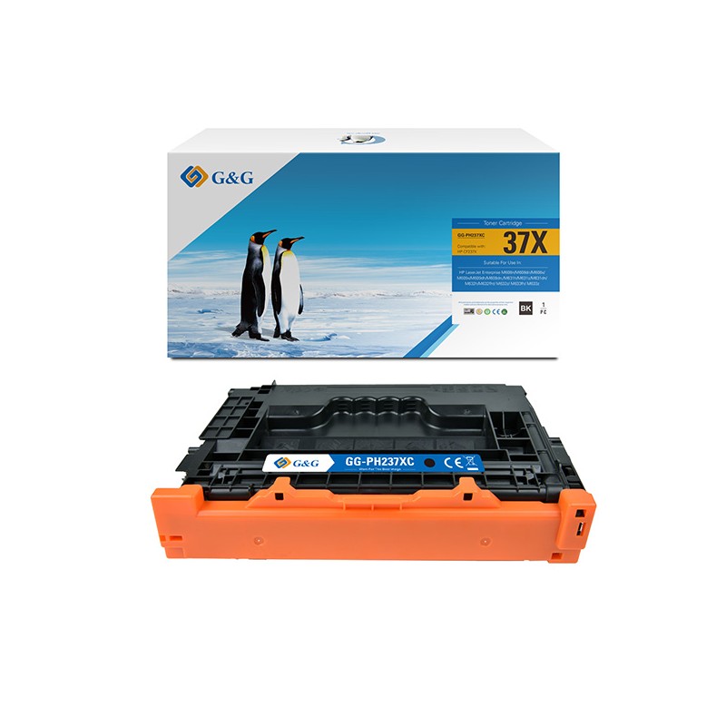 G&G kompatibilní toner s HP CF237X, NT-PH237XC, HP 37X, black, 25000str., high capacity