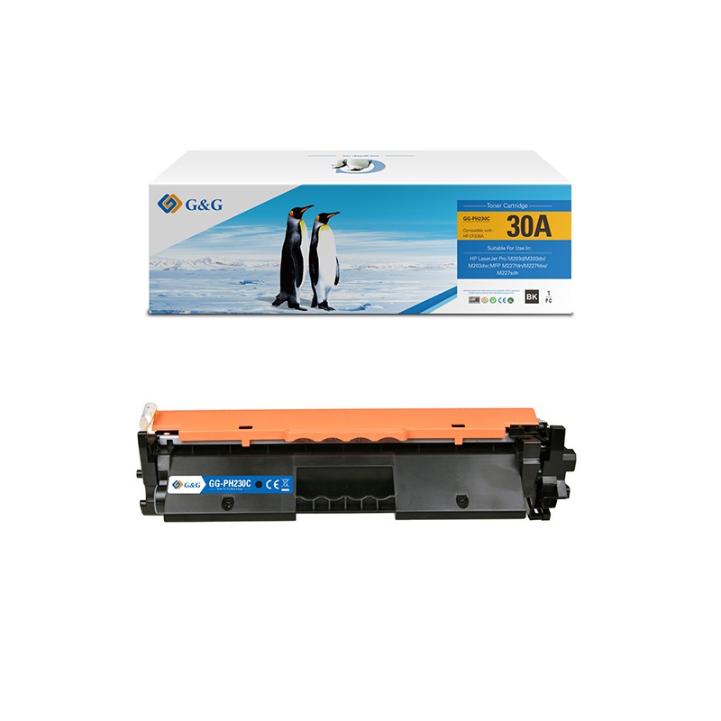 G&G kompatibilní toner s HP CF230A, NT-PH230C, HP 30A, black, 1600str.
